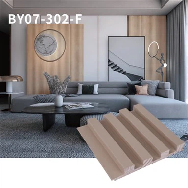 Дизајн панела са жлебовима за дневну собу