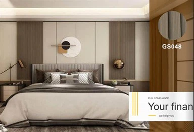 Дизајн унутрашњег зида са дрвеним панелима